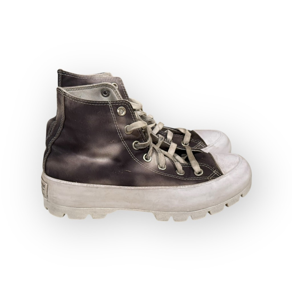 Converse Women's Chuck Taylor All Star Lugged Black Tie Dye Size 7.5​ - Picture 4 of 9